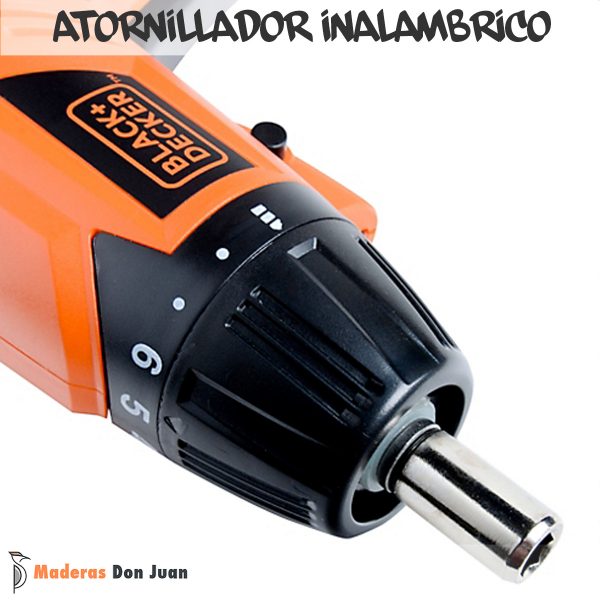ATORNILLADOR INALAMBRICO 4,8V KC4815-B2C B&D - Imagen 3