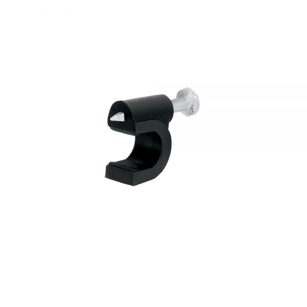 GRAPA CURVA 6MM NEGRA P/COAXIAL (48270)