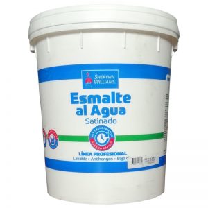 ESMALTE AL AGUA SATIN BLANCO INGLES SHERWIN