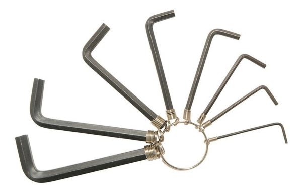 LLAVE ALLEN JUEGO 8 PIEZAS ARGOLLA