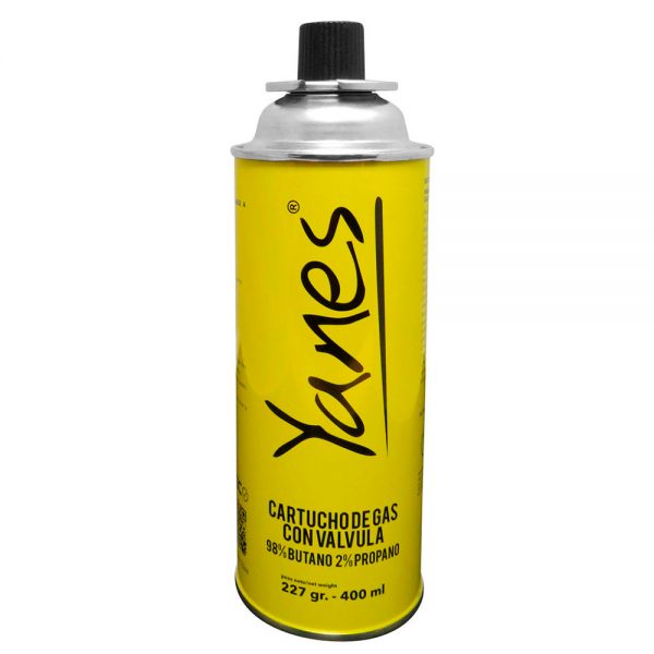GAS BUTANO 227GR C/VALVULA YANES