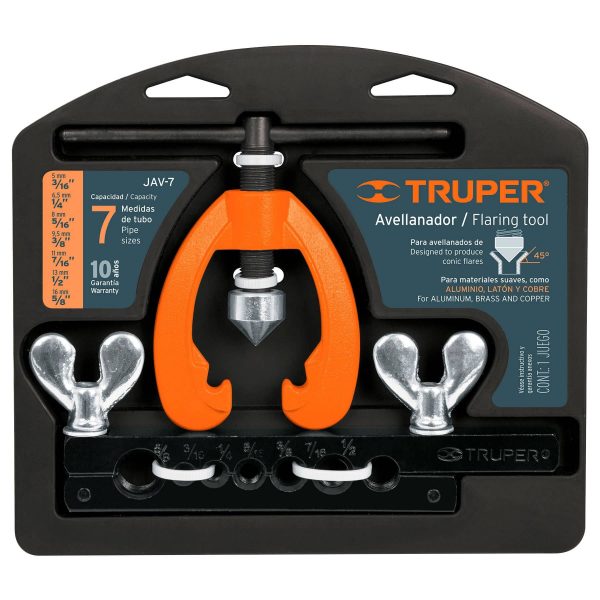 JUEGO AVELLANADOR 3/16 - 5/8 TRUPER
