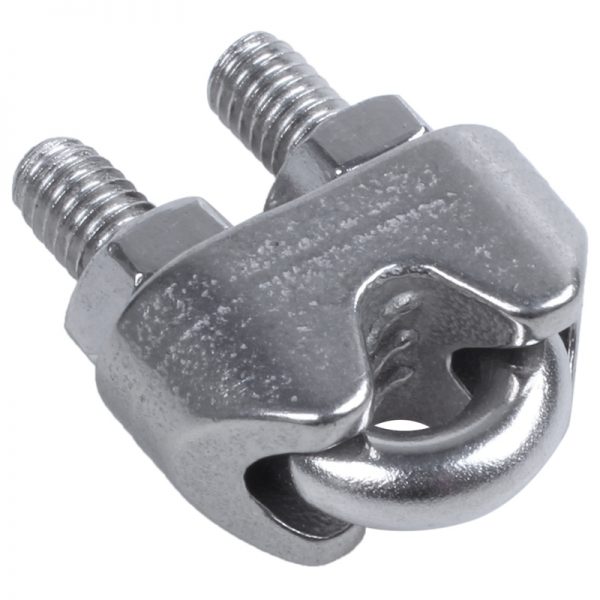 ABRAZADERA PARA CABLE ACERO 1/8"