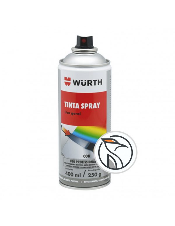SPRAY ALUMINIO ALTA TEMPERATURA 400CC WURTH
