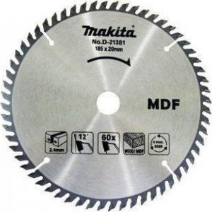 DISCO SIERRA 7 1/4X60 + BUJE MAKITA