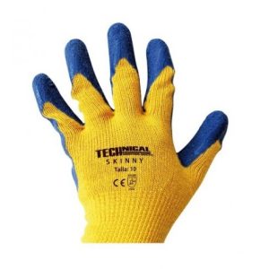 GUANTE AMARILLO PALMA ENGOMADA