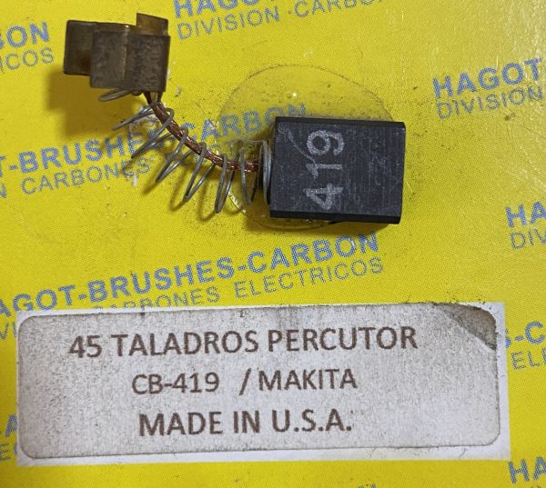 CARBON 45 TALADRO DE ROTACION : 6407- DP4000- DA4000LR-TALADRO PERCUTOR : HP1641K – HP2040- HP2050 – HP2070F – FS4000- FS4200 – FS6300-SIERRA CALADORA : 4350CT – 4350CT- LIJADORAS BO4558- BO4556- /