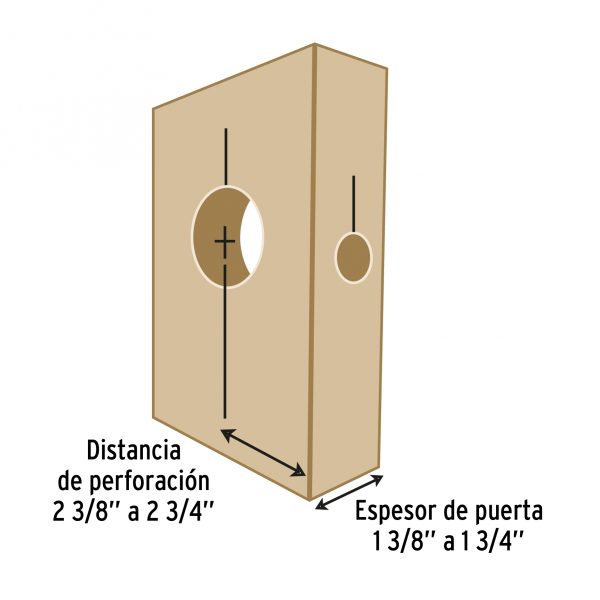 JUEGO SIERRA COPA 4 PIEZA PARA CERRADURA PRETUL (26038) - Imagen 3