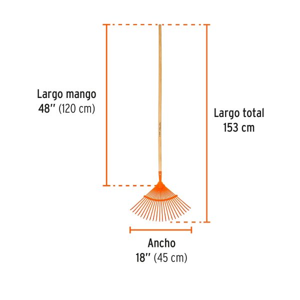 BARRE HOJAS 22 DIENTES METALICO C/MANGO TRUPER (14322) - Imagen 3