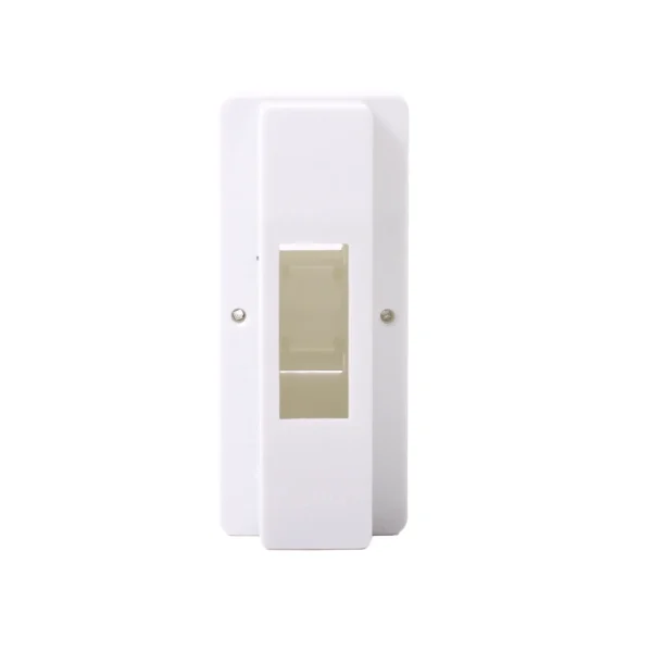 CALOTA 1 INTERRUPTOR RIEL DIN BLANCO