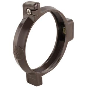 ABRAZADERA TUBO PVC MARRON HOFFENS